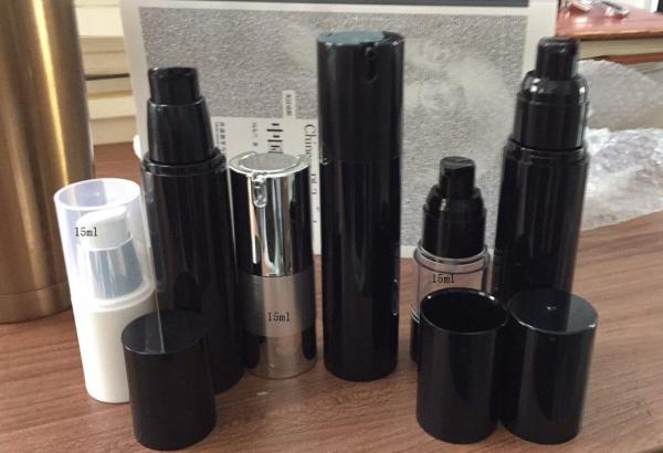 Cosmetic Packaging Airless Cosmetic Bottles 30ml - 150ml White Color