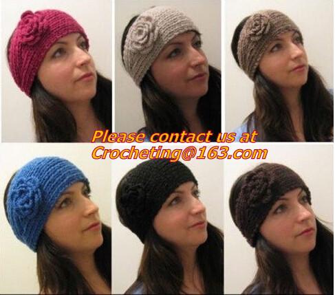 Best Winter Adult Children Warm Crochet Headbands Knitted Headbands Headwraps For Women