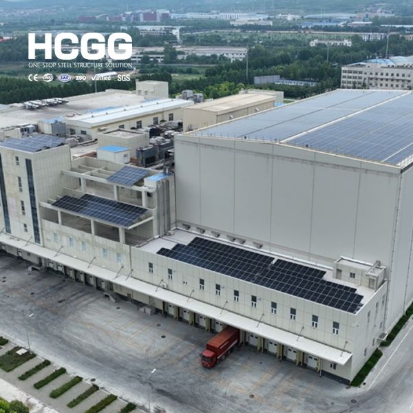Fast Assembly Bolt Connection Steel Structural Cold Storage Warehouse H Beam Portal Frame Q355 Seismic Wind Resistance
