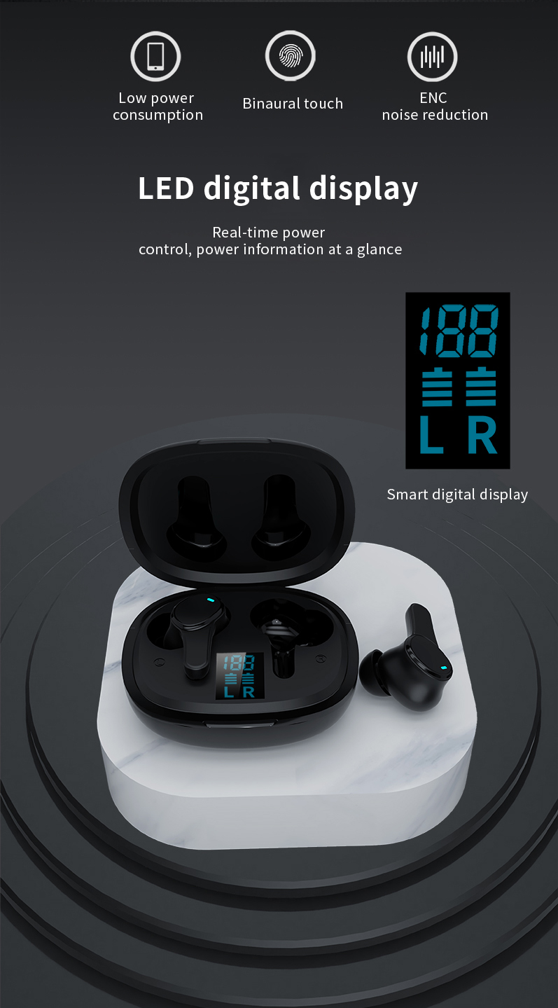 Наушники Bluetooth игры водоустойчивые, Anc беспроводное Наушники BT5.0