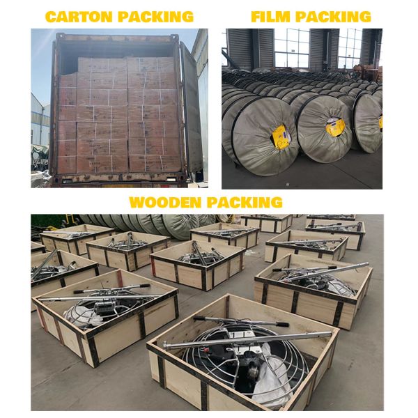 Smooth Surface Finish Gasoline Engine Concrete Power Floater Trowel Machine for Construction by HONDA Loncin Lifan Robin