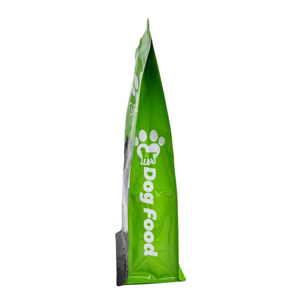 Custom Logo Heavy Duty Large Flat Bottomed Pet Food Bags With Zipper For Dry Pet Food Cat Food Packaging