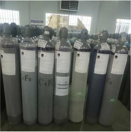 C4f8 Cylinder Gas Octafluorocyclobutane Semiconductor Electrical Applications Usage