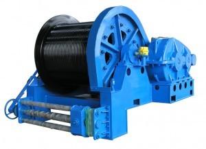 JM Type 50t 20t Electric Lifting Winch Wire Rope Easy Operated