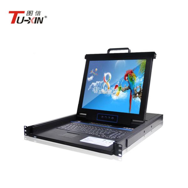 kvm-tuxin1708 high quality 17 inch 8port kvm console switch inCIXI