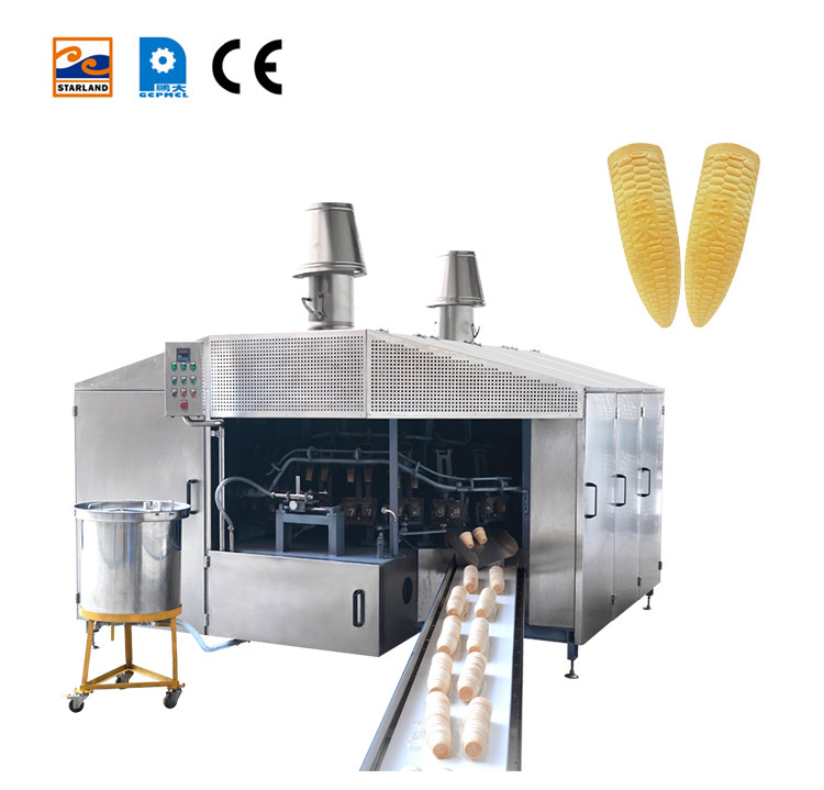 Вафля конуса мороженого печенья делая машиной коммерчески 0.75kw