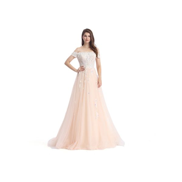 Fishtail Long Party Prom Vintage Lace Dress Shining Beaded Sexy V - Neck See