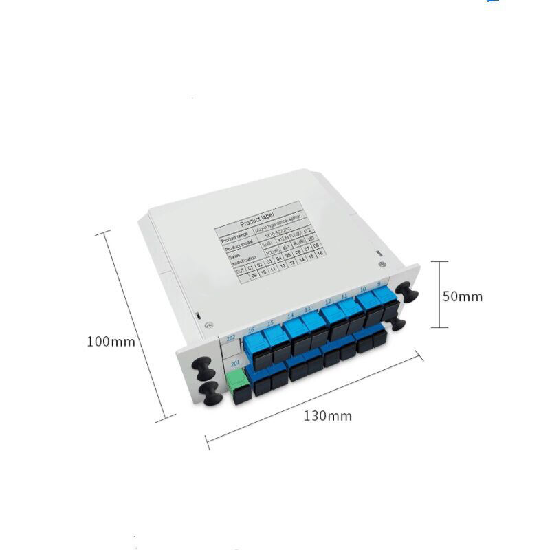 Выходы входного сигнала 16 Splitter LGX 1 PLC кассеты 1x16 с переходником SC APC