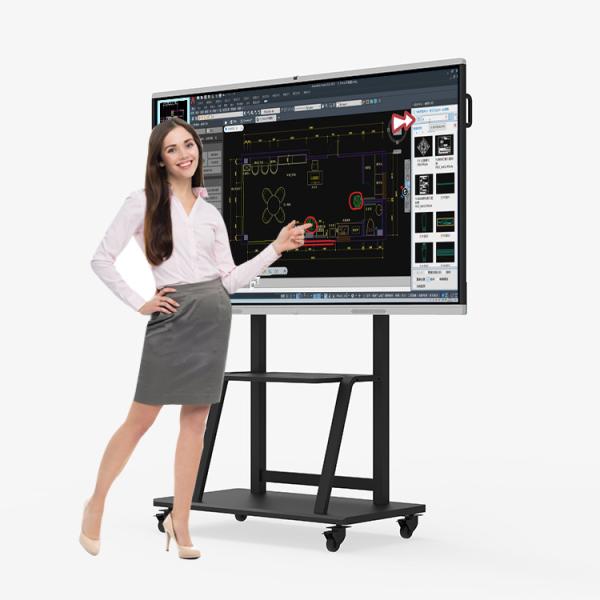 Capacitive Touch Electronic Smart Whiteboard , Digital Smart Board For Classroom OEM