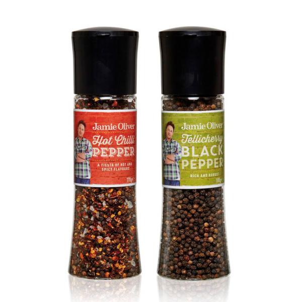 Manual 210mm 325ml 72.5g Pepper Grinder Mill For Kitchen