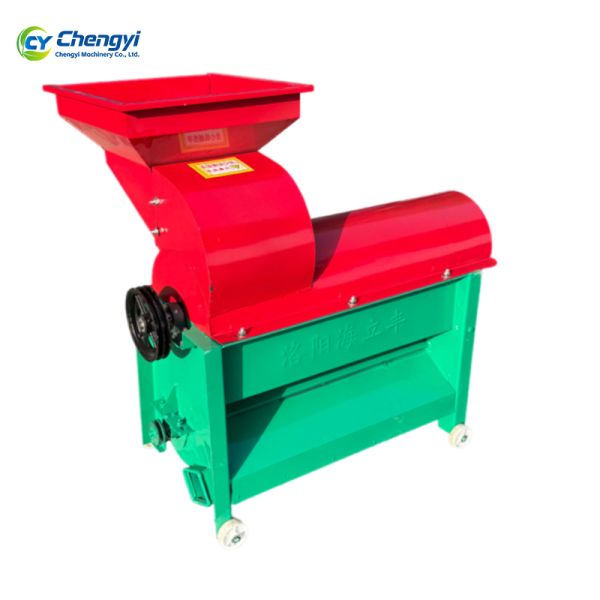Heavy Duty Steel Hammer Corn Thresher Machine Maize Husker Stable Peeling Machinery For Agriculture