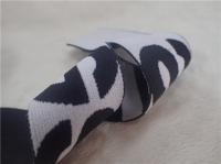 Bande élastique de double jacquard de couleur de la mode 4CM pour la couleur lumineuse de jupe