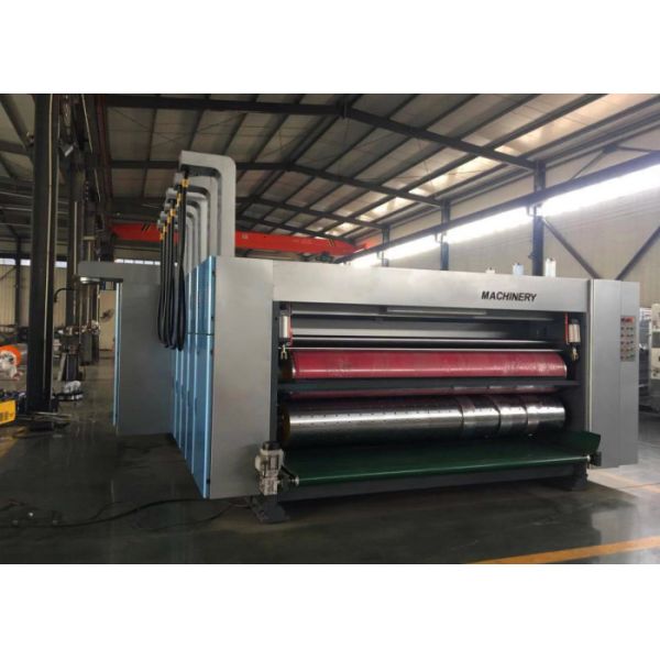 High Speed Flexo Printer Slotter Die Cutter PLC Control CE Approved