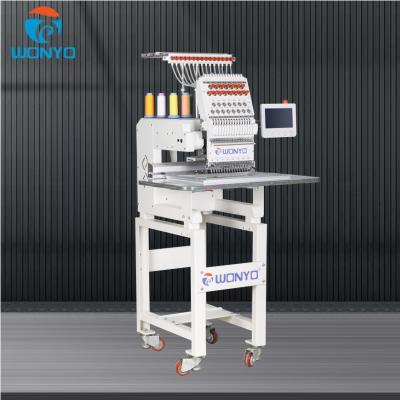 Multipurpose Single Head Embroidery Machine for Hat Leather Fabric Socks Snapback Embroiderer