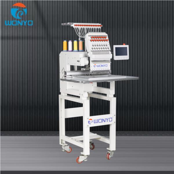 Multipurpose Single Head Embroidery Machine for Hat Leather Fabric Socks Snapback Embroiderer