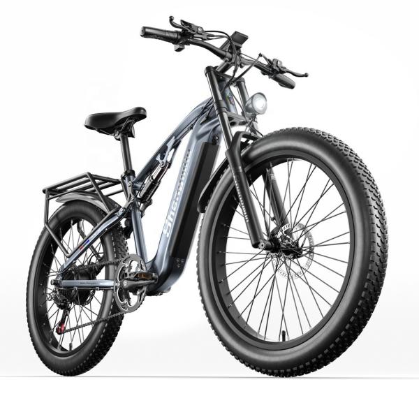 48V 500W Bafang Peak Electric Fat Tire Bike 1000W Full Suspension Mountain Ebike