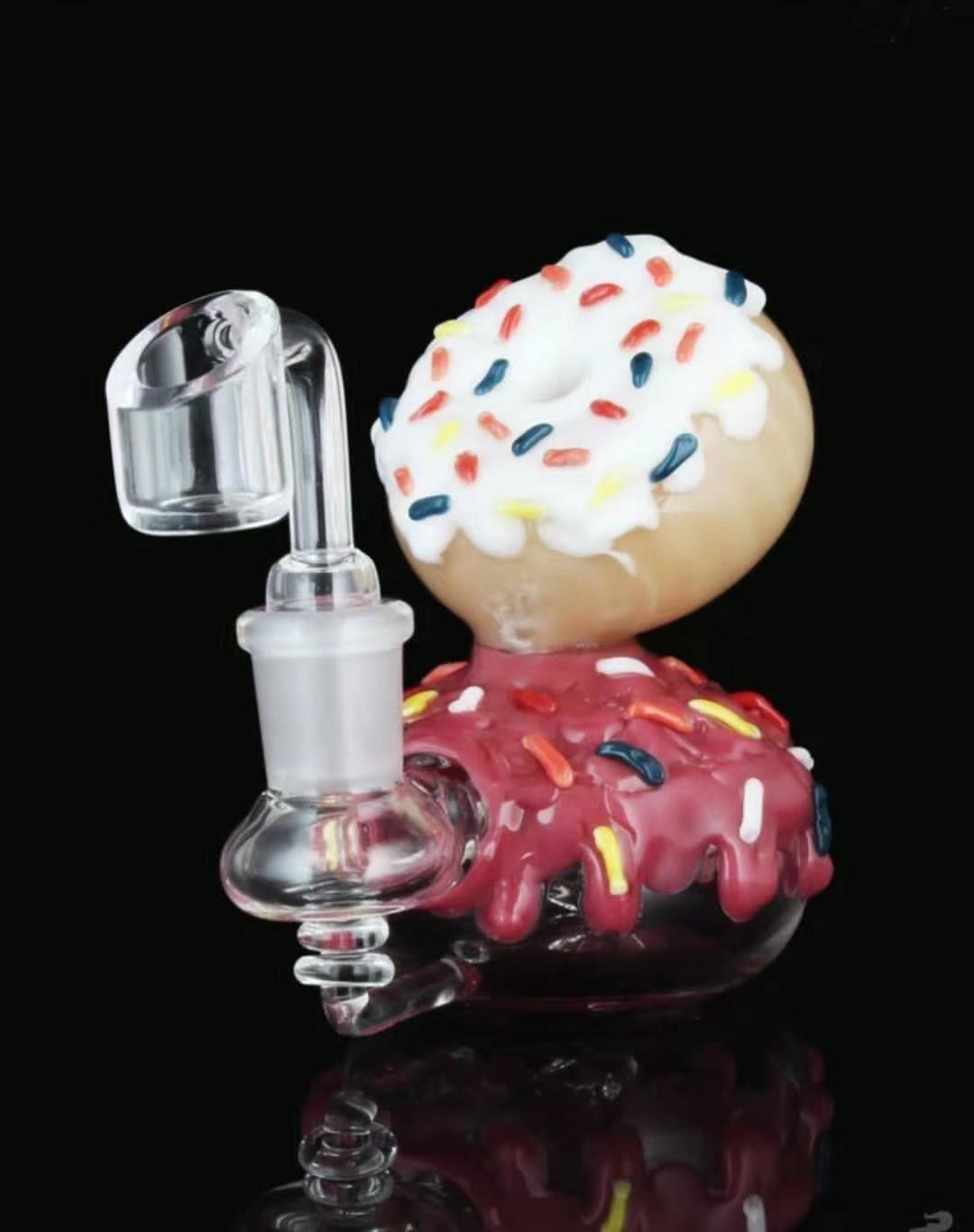 В наличии 7-дюймовый стеклянный барботер для водопроводных труб с перколятором Recycler