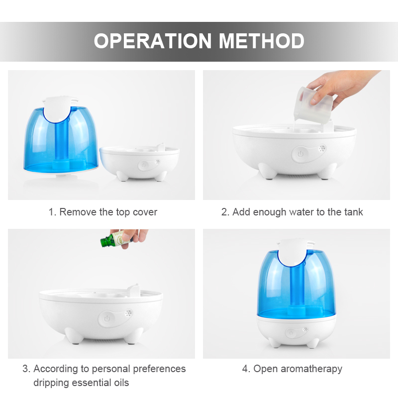 Увлажнитель тумана большой емкости DITUO 1000 кв Ft крутой для комнаты прожития