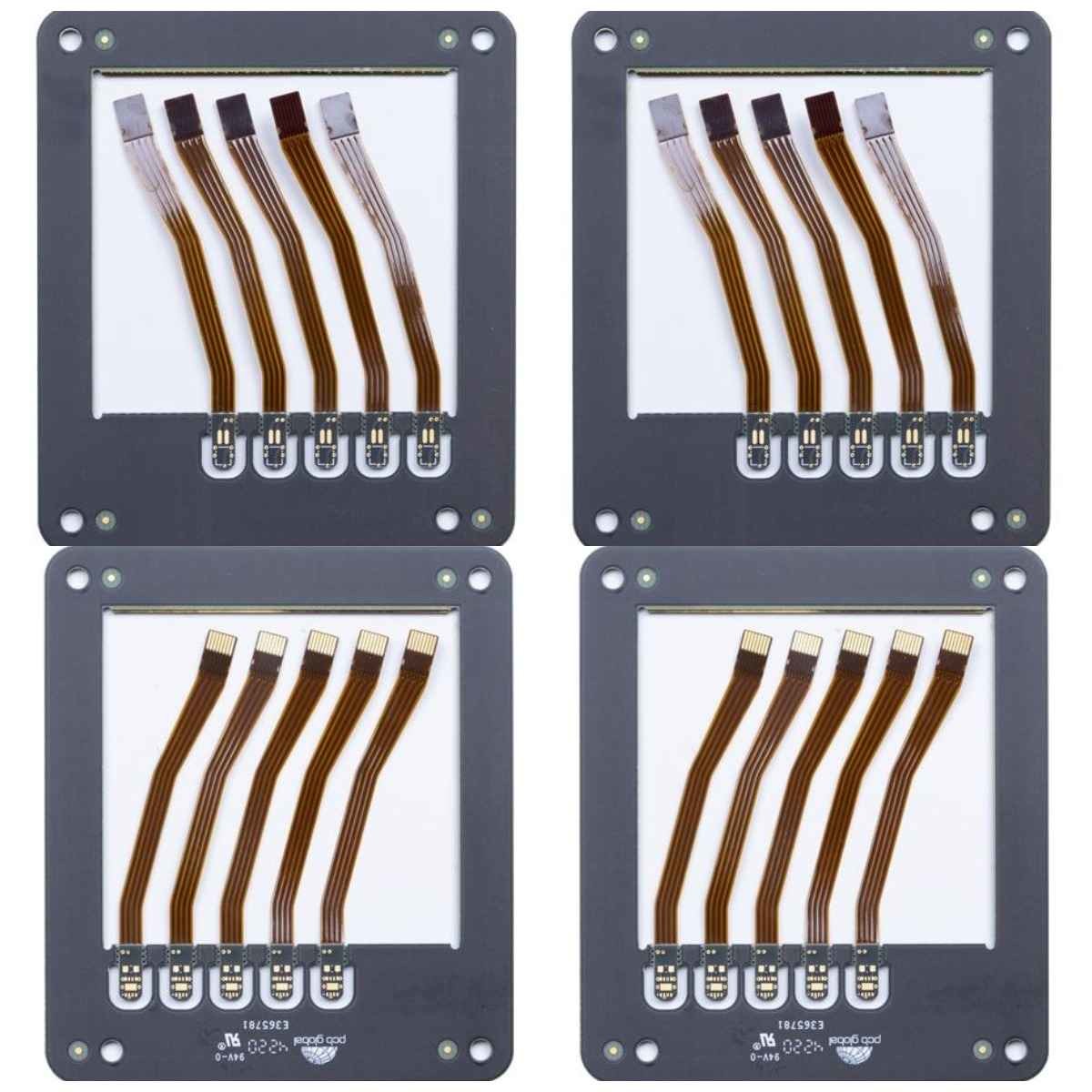 маски припоя черноты PCB гибкого трубопровода 3mil 4L монтажная плата Diy твердой гибкая