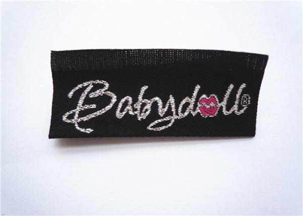 Washable Clothing Label Tags / Custom Clothing Woven Label Green