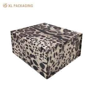 Custom Foldable Magnetic Gift Box with Eco-Friendly Kraft Paper and Flat-Pack