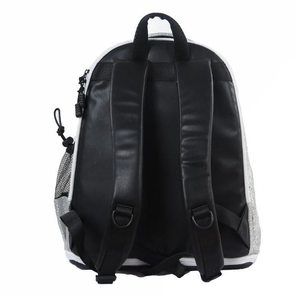 Soft Handle Silver Leisure Sparkle Cheer Backpack For Girls  40cm*35cm*15cm