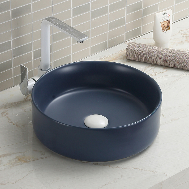 Таз Countertop включения раковины Bathroom фарфора встречный верхний высокотемпературный