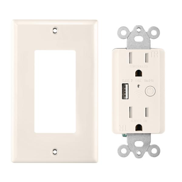 Tuya Intelligent Zigbee Wall Socket 15A 127V Smart Wall Socket For Residential Application