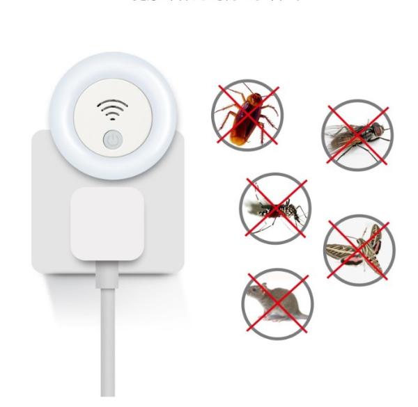 Hot Selling Electronic LED Lamp Night Light Pest Control, Home Indoor Plug In Mosquito Repellent Ultrasonic Pest Repelle