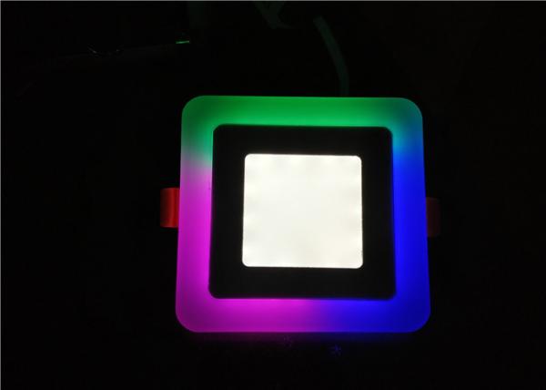 Factory Mould 2 Color Round Recessed Led Panel Light RGB Ceiling Light  6+3W