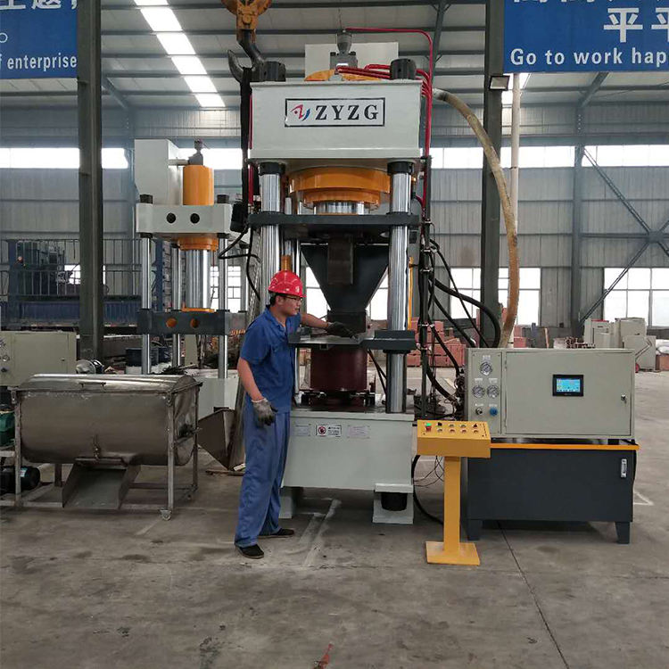 100 Ton-500 Ton Four-column Three-beam Hydraulic Press YQ32 for Animal Mineral Block & Salt Block