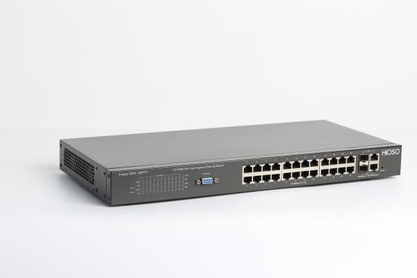Industrial 24 100M POE Ports 2 1000M Combo Ports 26 Port POE Switch Small