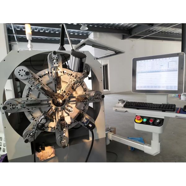 HYD 0.3-2.5mm High Efficiency CNC Spring Machine  Multi-function Computer Spring Machine