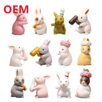 Customized Plastic Figure Toy Made PVC Dolls OEM Cute Animals For Kid