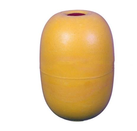 Commercial Gill Net Floats Yelllow Orange White Red Color PVC Material