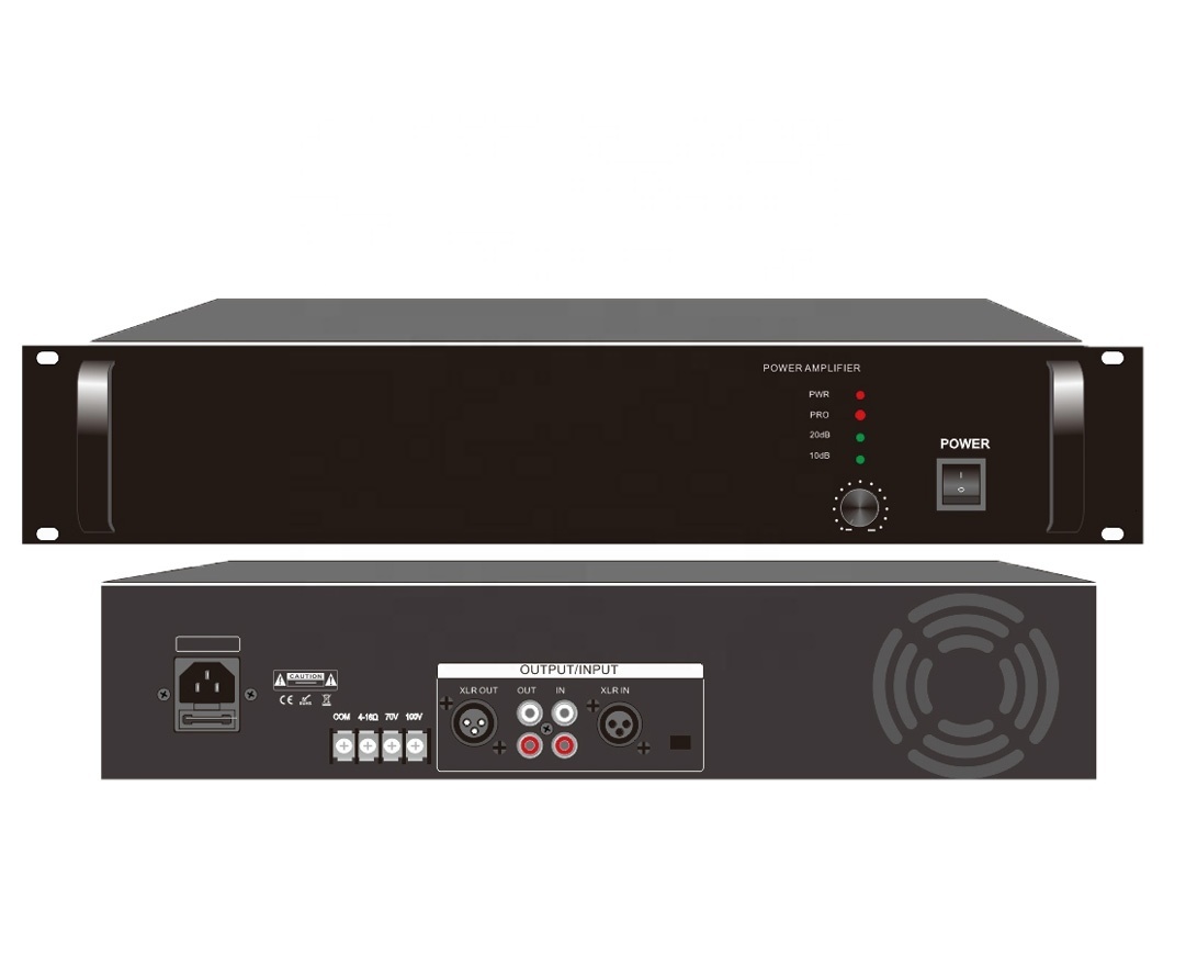Rectangle 60W Audio Power Amplifier 80-16KHZ Power Audio Amplifier