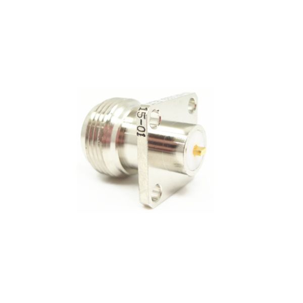 Female Nickel Plated RF N Connector Outer Conductor Center Resistance ≤1.5mΩ
