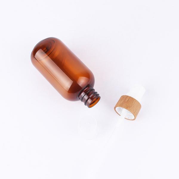 garrafa plástica clara vazia feita sob encomenda do pulverizador do álcool do reenchimento da névoa do corpo de 1oz 2oz 3oz 4oz 6oz 8oz