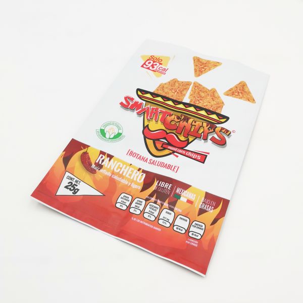custom printing mid seal plastic popcorn potato chips packaging bags wholesale