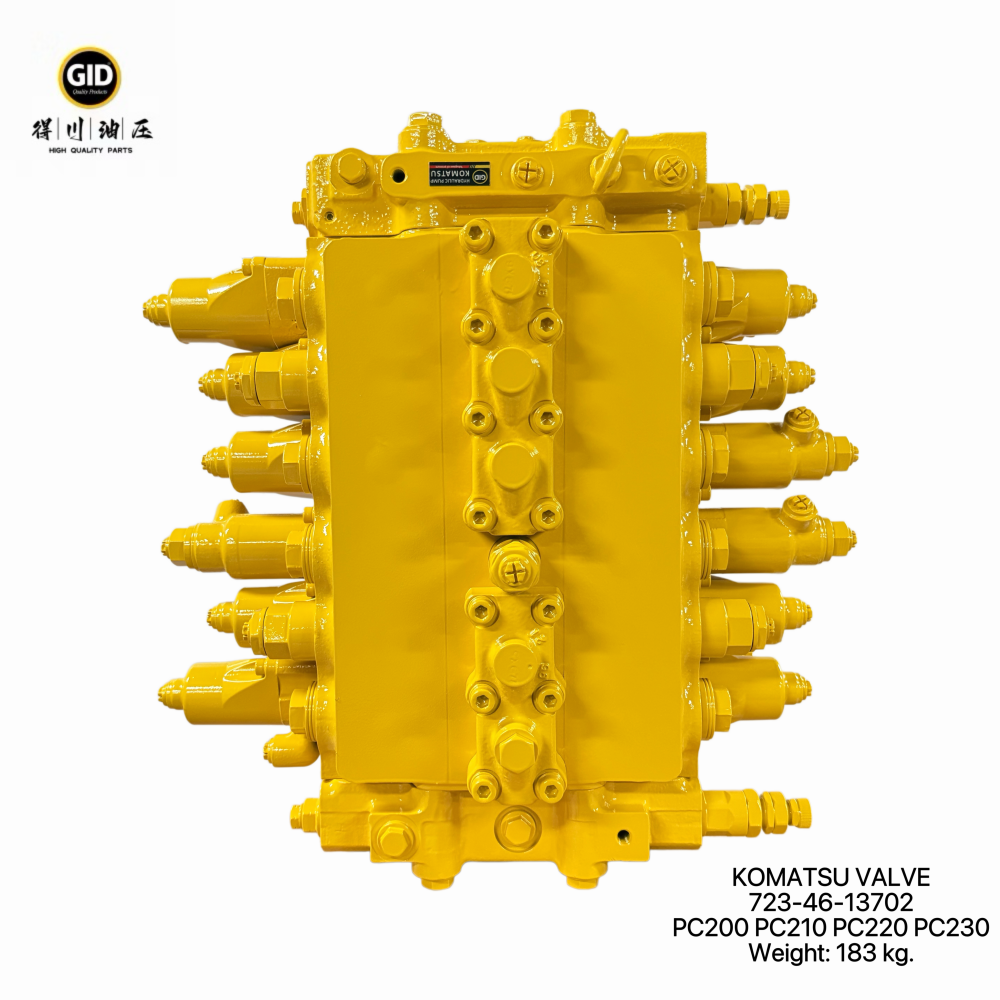 Komatsu PC200-6 Hydraulic Main Control Valve 723-46-13702 Excavator Hydraulic Valve