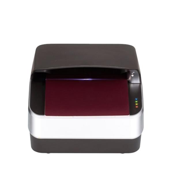 Lector de pasaportes portátil USB2.0 OCR de 24 bits para control de seguridad de acceso Fuente de luz UV