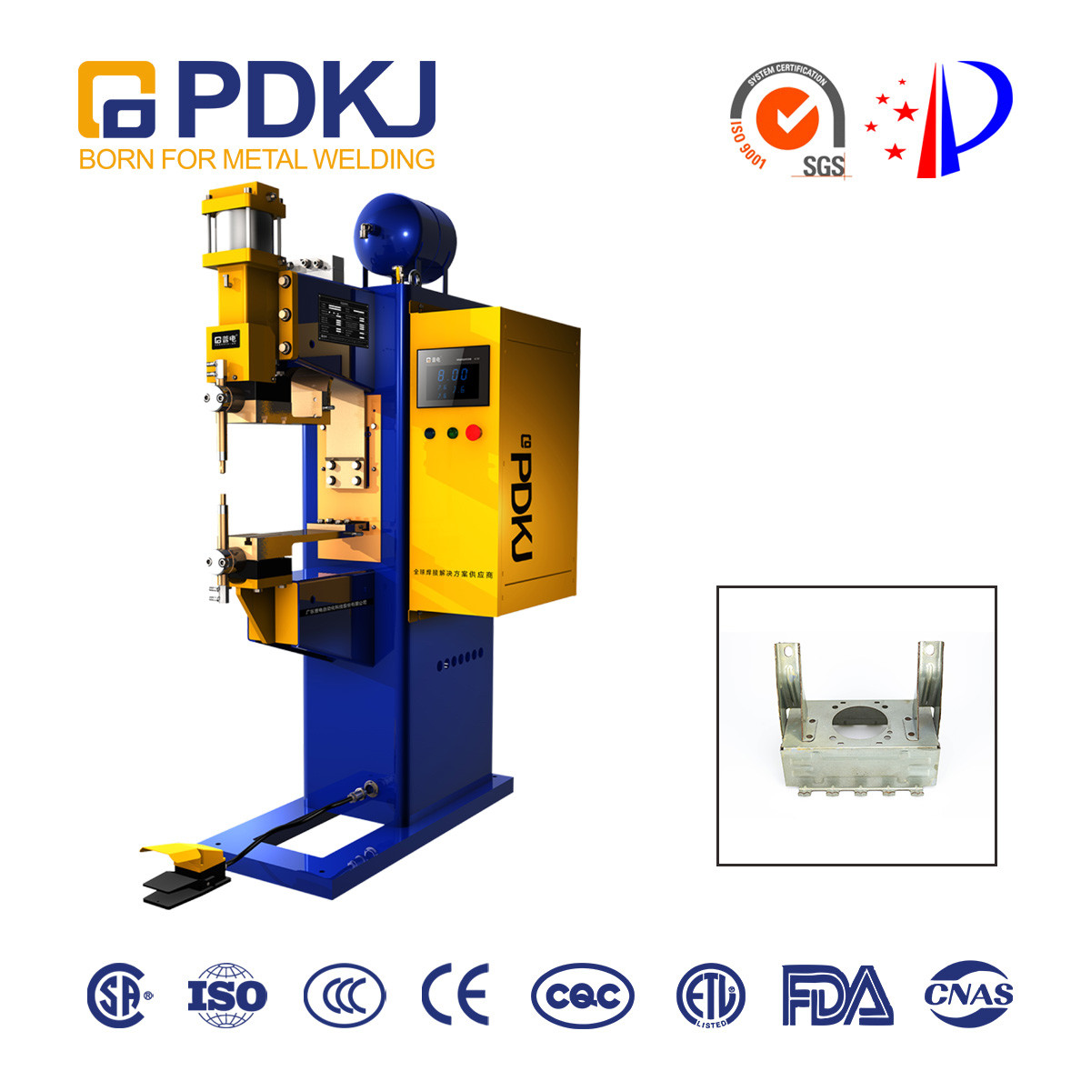 ISO сварочного аппарата пятна 1000Hz MFDC