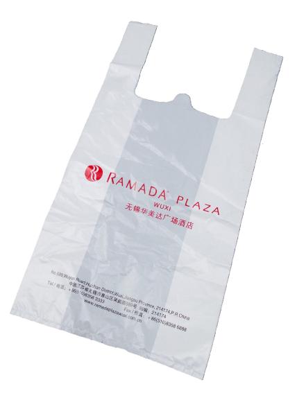 Recycled Reusable Colored Plastic Merchandise Bags For Grocery , Clothes Store