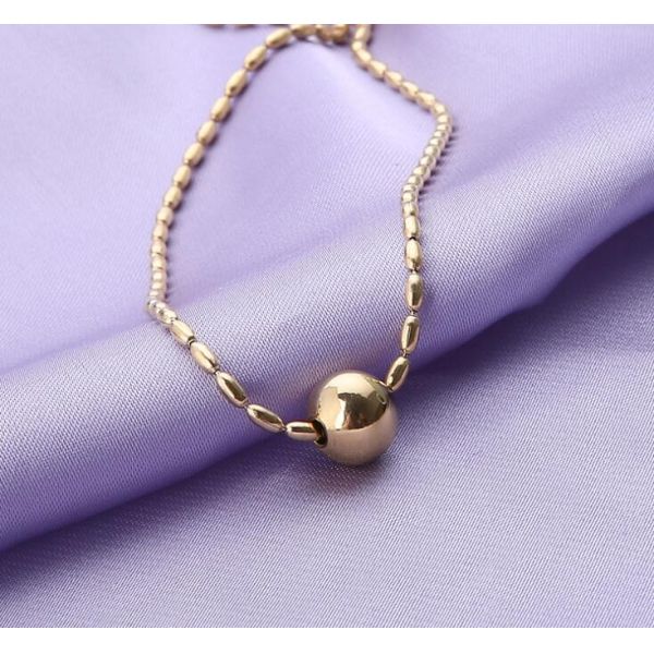 Steel Ball Pendant Necklace Fashion Jewellery Stainless Steel Jewelry Gold Plating Necklace