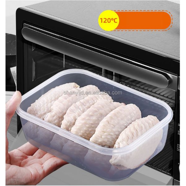 3pcs Airtight Plastic Storage Box Set for Multi-functional Food Storage Containers