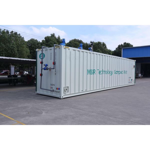 Portable Sewage Treatment Plant Perfect Solution For MBR / MBBR Container Wastewater Treatment