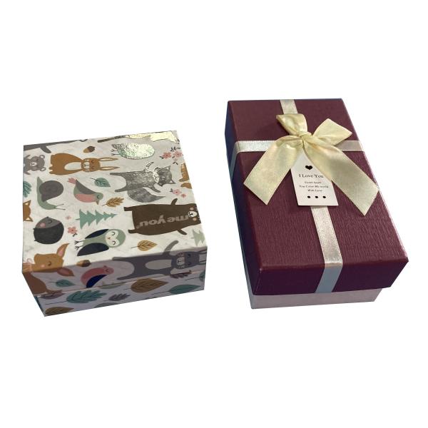 Wholesale Customized Cheap Personalized Logo Small Ring/Jewelry/Necklace Packing Box Gift Packaging Paper Box