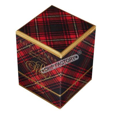 Custom Cardboard Paper Rigid Candle Box With EVA Insert For Candle Package