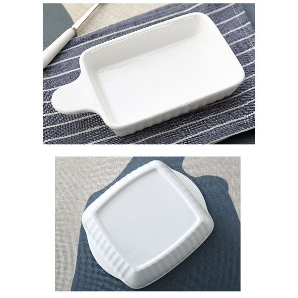 EU Round White Porcelain Dessert Bowls Dishwasher Safe