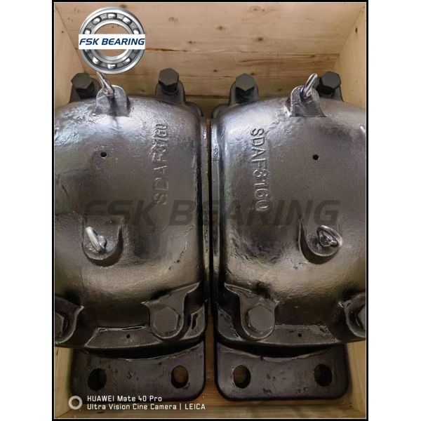 SDAF3160 Boîtier en métal coulé à coussin divisé en blocs de plomberie pour des conditions de fonctionnement difficiles